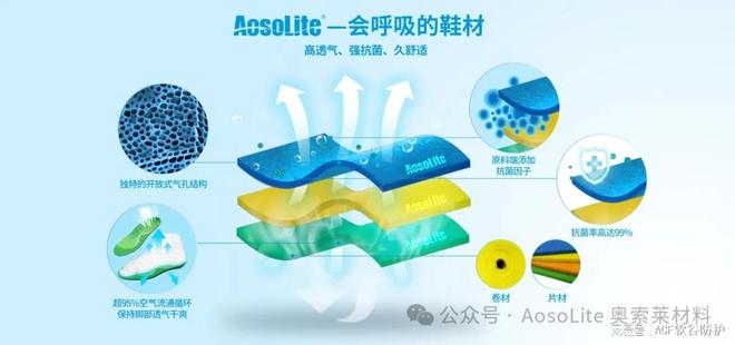 e奥索莱材料在运动鞋领域的开发应用bsports解析AosoLit(图2)
